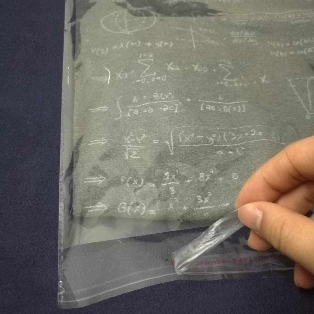 Bolsas de celofán transparentes con cierre autoadhesivo, bolsas de plástico para embalaje de ropa, camisetas, folletos, impresiones, manualidades,