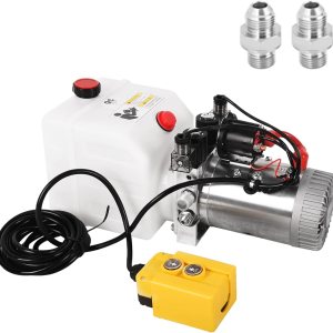 LFGUD Unidad de potencia hidráulica, bomba hidráulica de 3 cuartos de galón, bomba de remolque de descarga de doble efecto, bomba hidráulica de LFGUD Unidad de potencia hidráulica, bomba hidráulica de 3 cuartos de galón, bomba de remolque de descarga de doble efecto, bomba hidráulica de