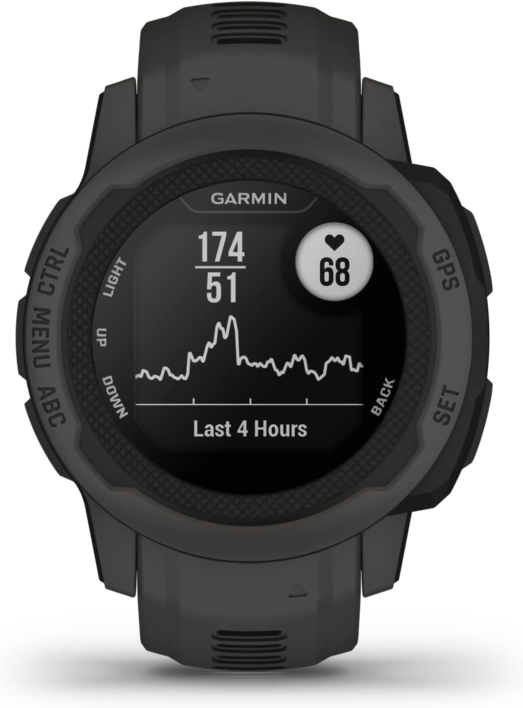Garmin Instinct 2S, reloj resistente para exteriores de menor tamaño con GPS, fabricado para todos los elementos, con soporte multi-GNSS,