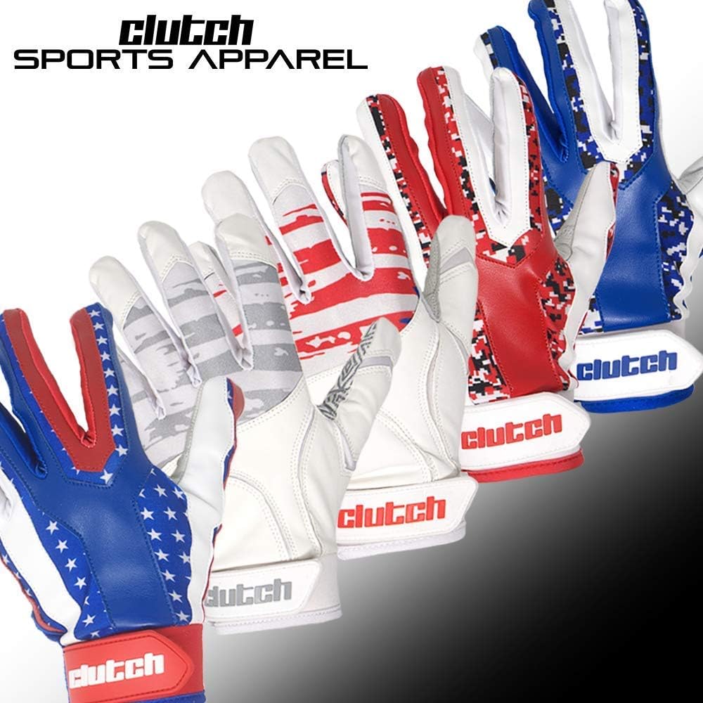 Guantes Clutch Sports Apparel para batear en béisbol y sóftbol
