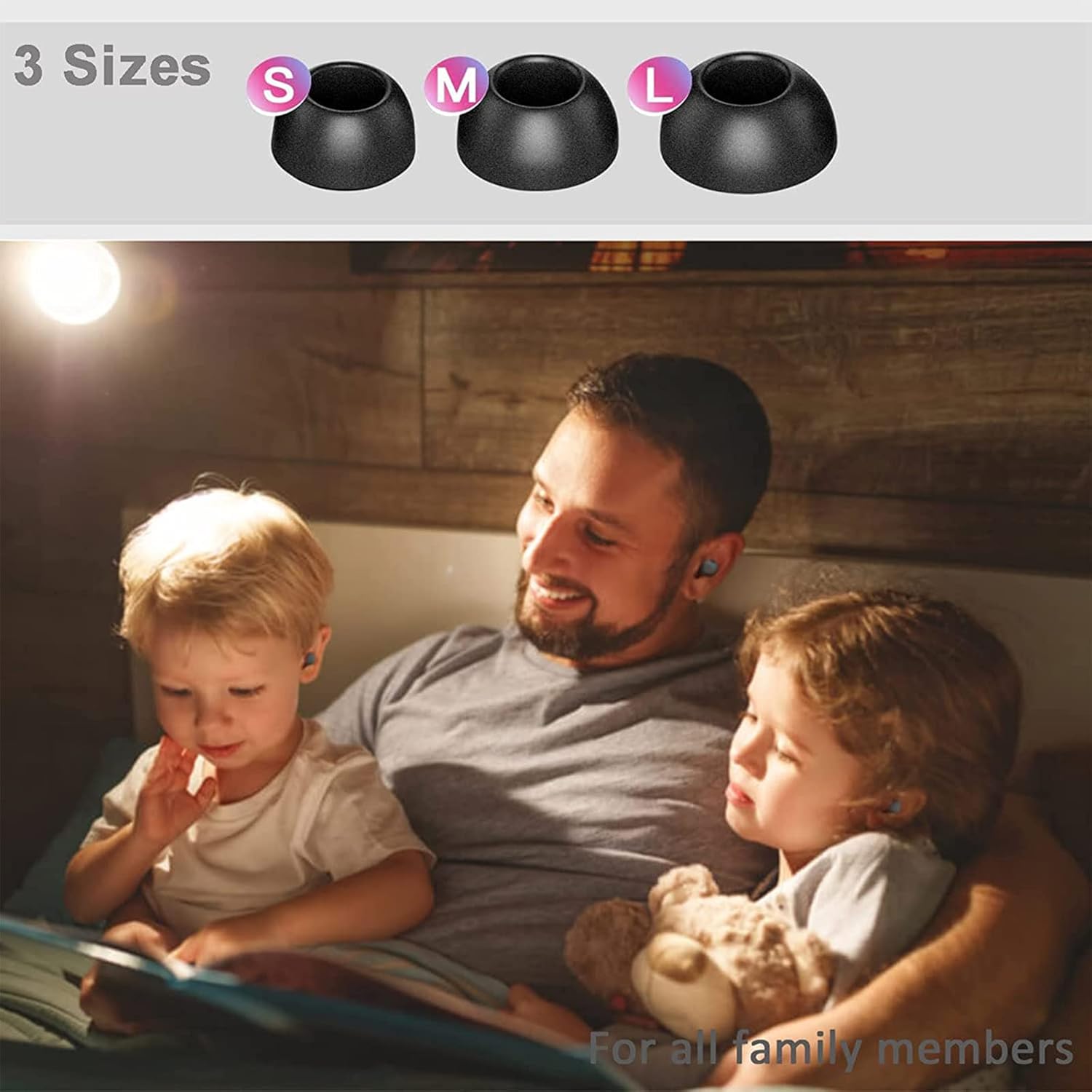 Miimall – Almohadillas de espuma para los oídos compatibles con Samsung Galaxy Buds Pro, ajuste definitivo en la funda, tapones antideslizantes para