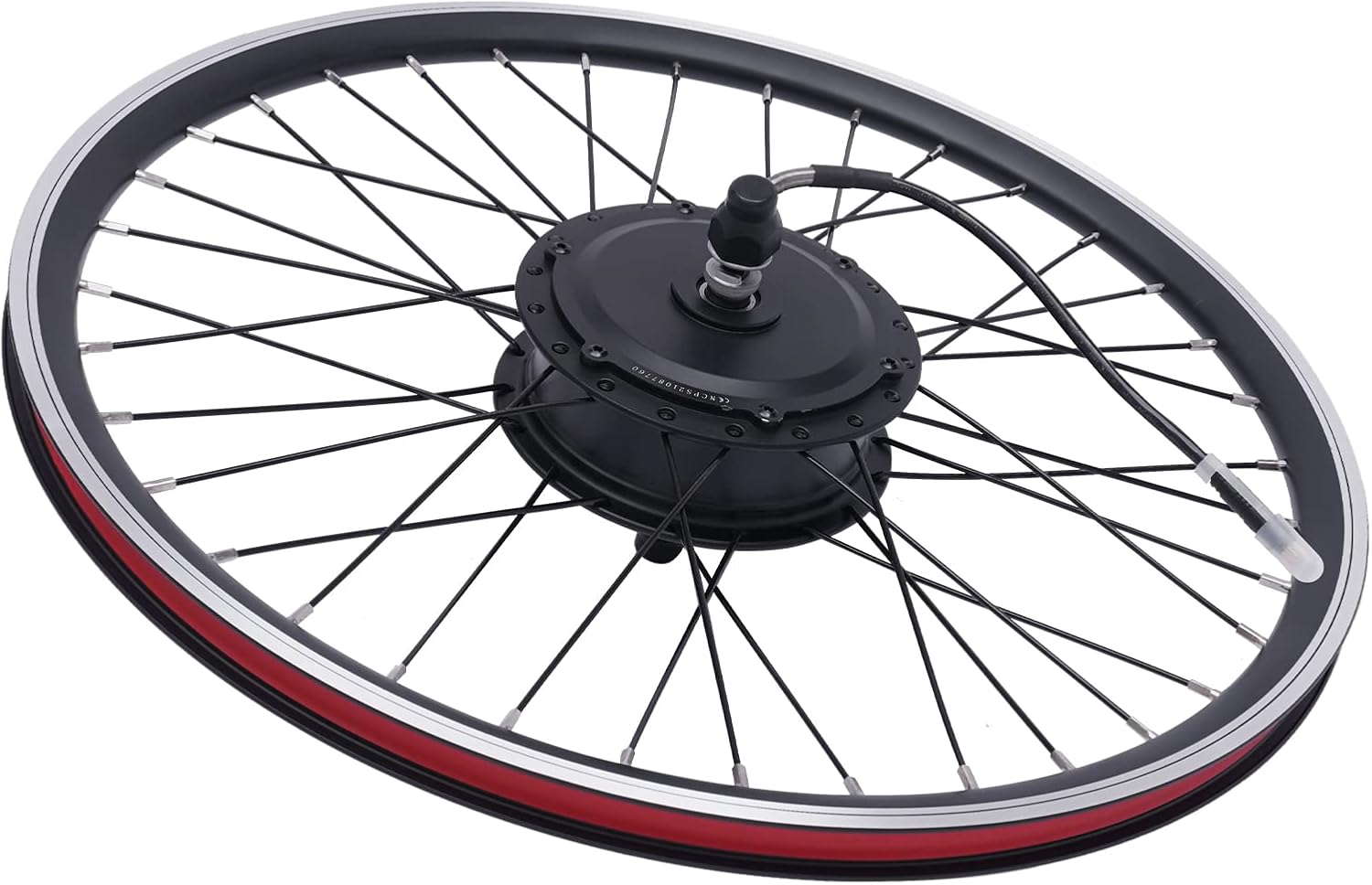Kit de conversión de rueda delanteratrasera de 36 V E-Bike Kit de motor de bicicleta eléctrica con pantalla LED Kit de motor sin engranajes sin