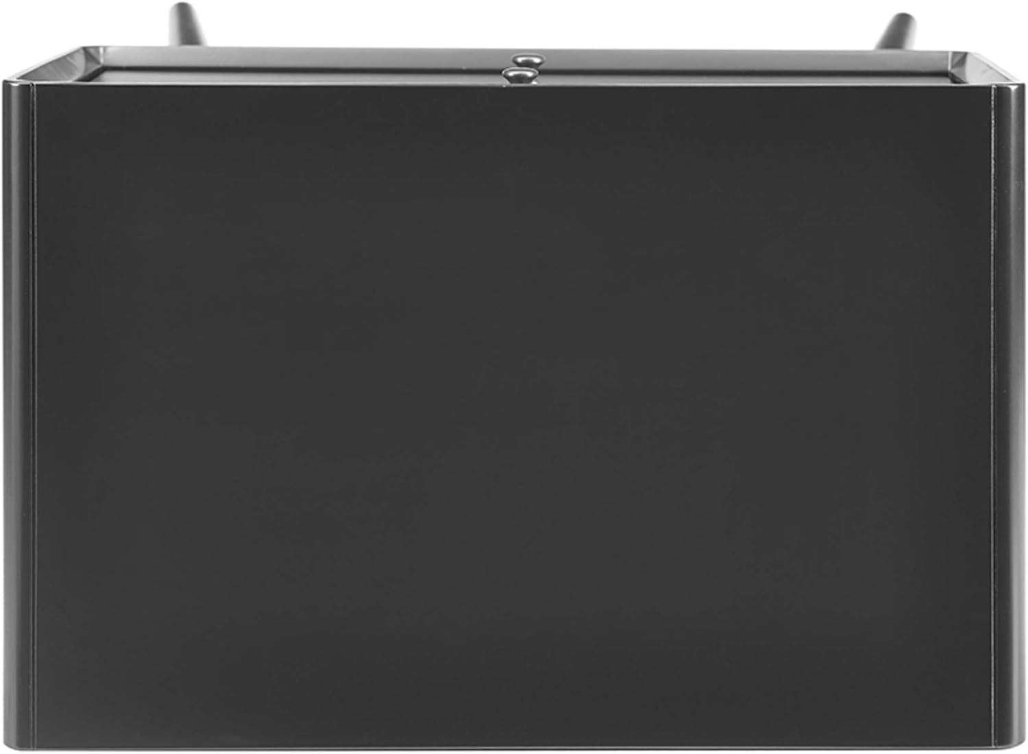 Elle Decor Stephanie – Mesa auxiliar, mesita de noche moderna de mediados de siglo o decoración de sala de estar con dos cajones para