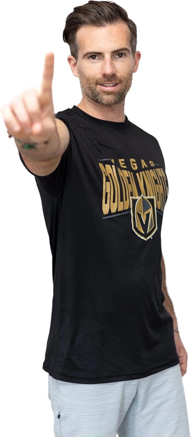 Calhoun NHL – Camiseta de manga corta de poliéster que absorbe la humedad para hombre
