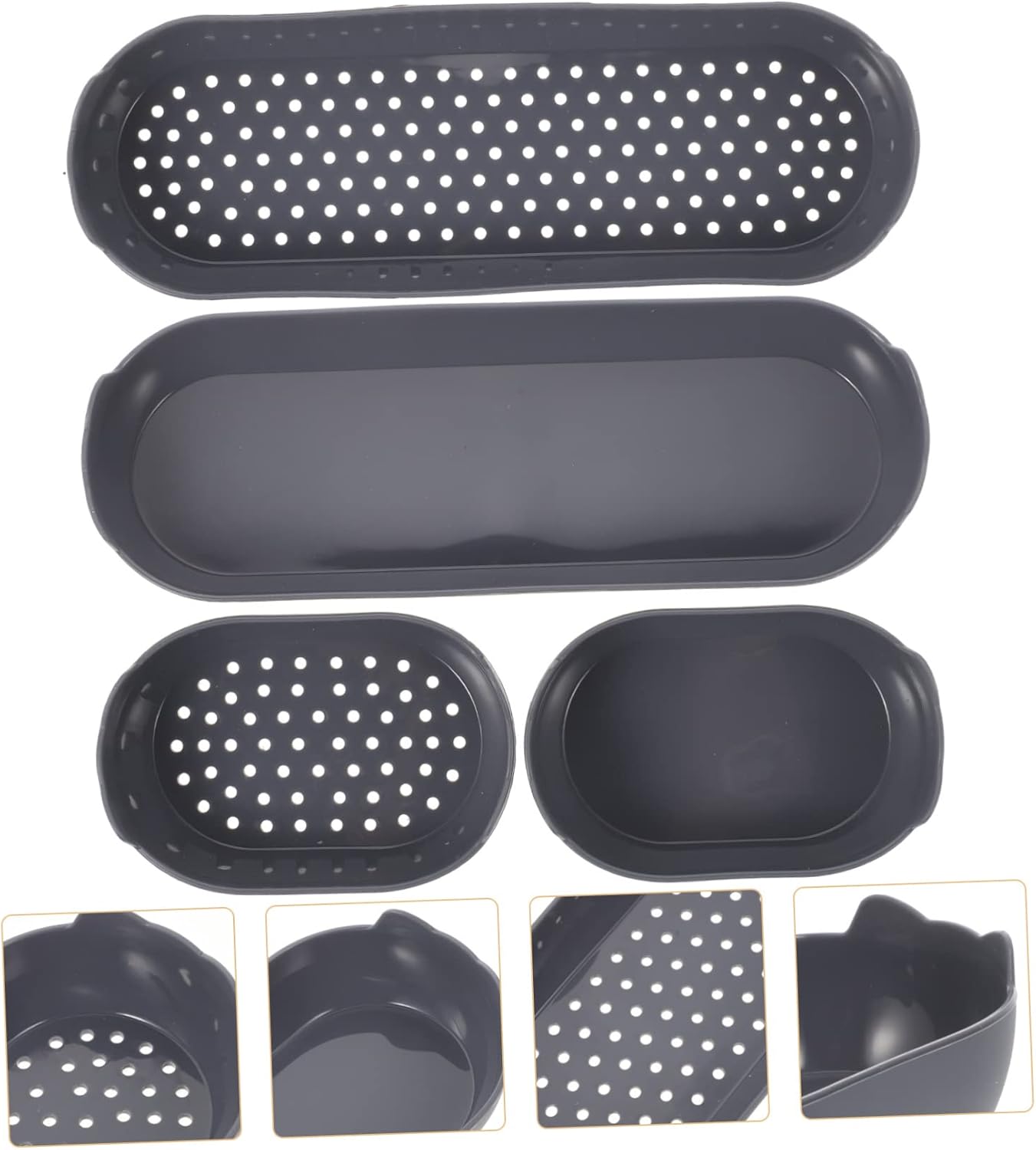 Abaodam Molde de silicona para tartas, molde de pan, molde para tartas, horno, bandeja para hornear, pastel de arcoíris, pan para panecillos, molde