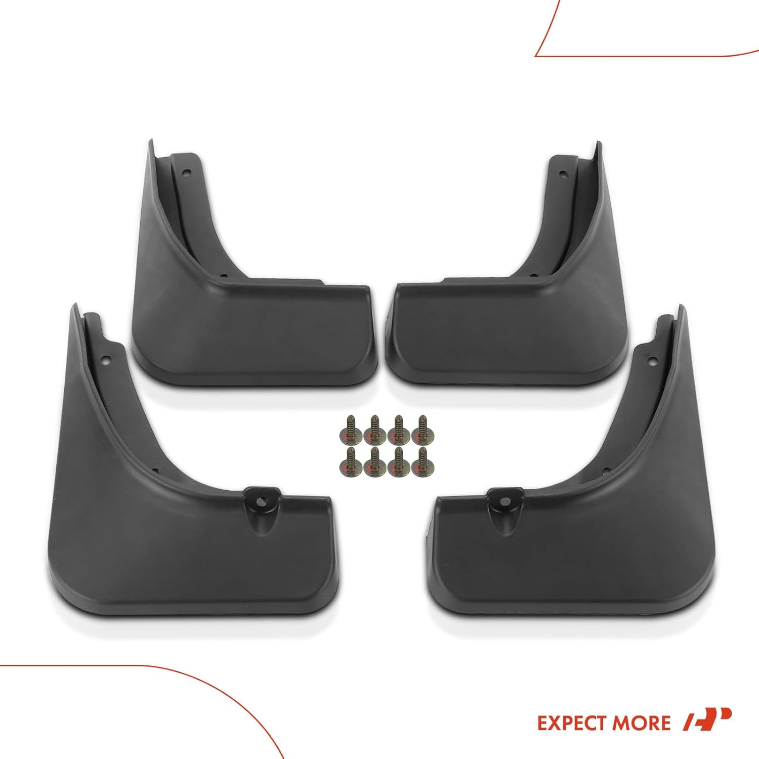 A-Premium Juego de 4 protectores contra salpicaduras con kits de herramientas compatibles con Kia Sportage 2022 2023 2024, delantero y trasero (lado