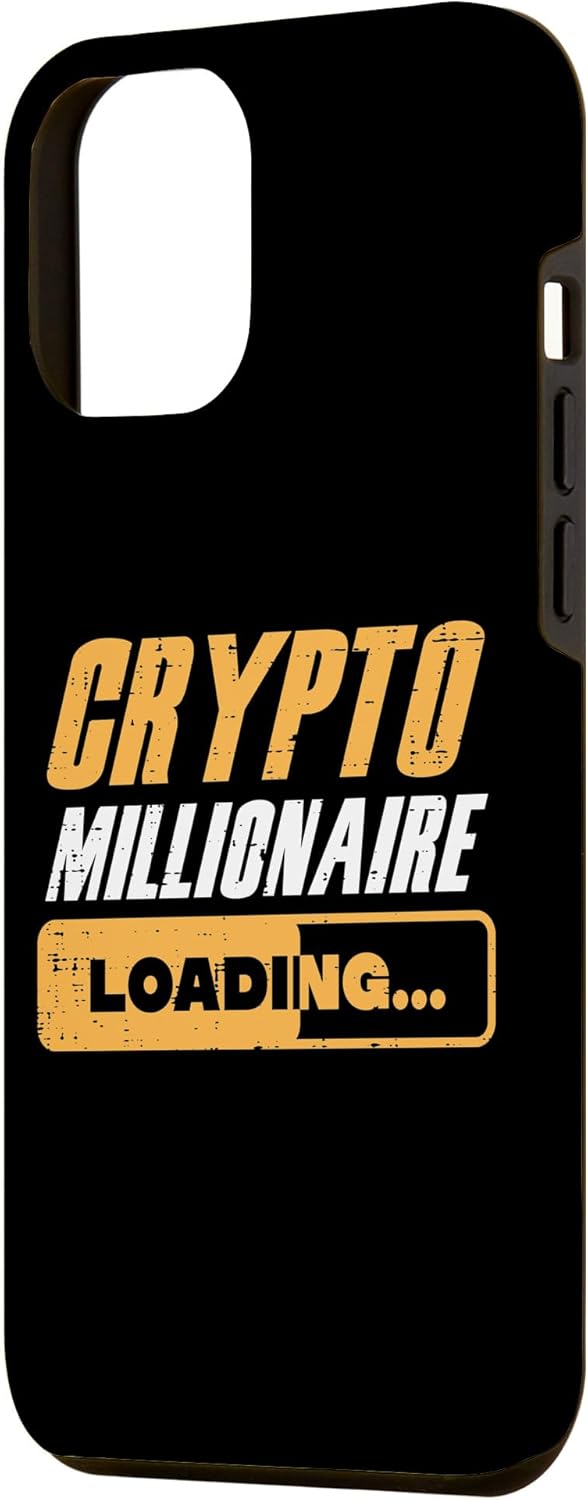 Funda para iPhone 14 Pro Max Crypto Millionaire Loading Cryptocurrency Trader Hombres Mujeres