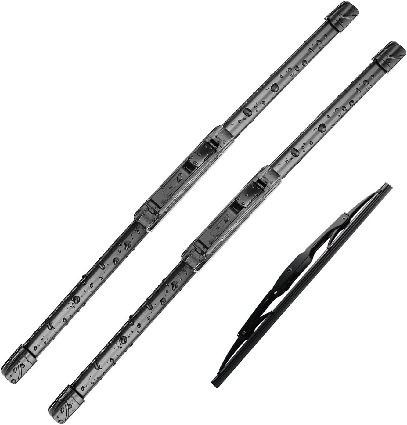 3 limpiaparabrisas de repuesto para Hummer H2 2003, 2004, 2005, 2006, 2007, 2008, 2009, repuesto de equipo original, 16 pulgadas, 16 pulgadas, 10