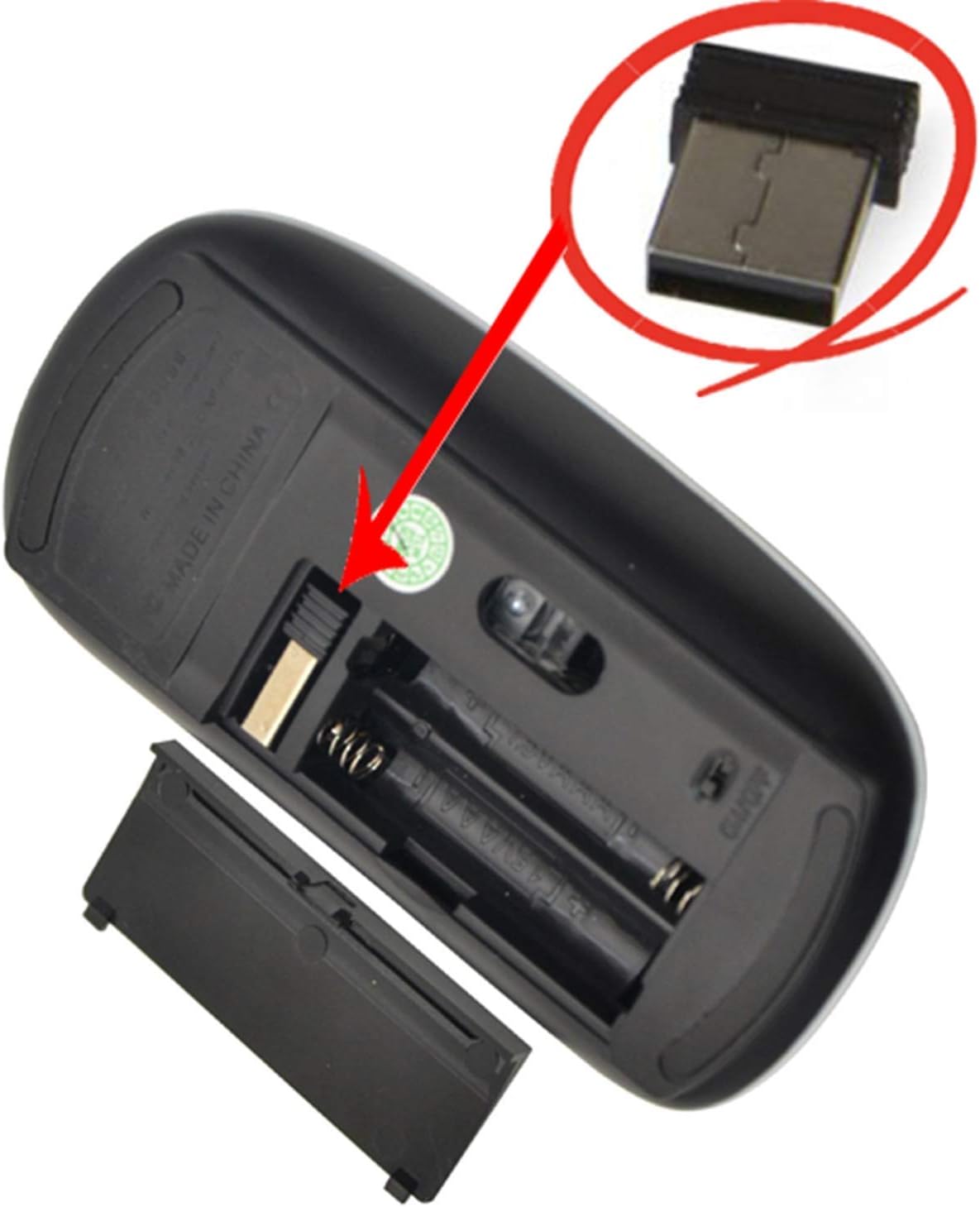 Ratones ópticos de patrón único ratón inalámbrico móvil 2.4G portátil para portátil, PC, computadora portátil, computadora – vaca linda diciendo Moo