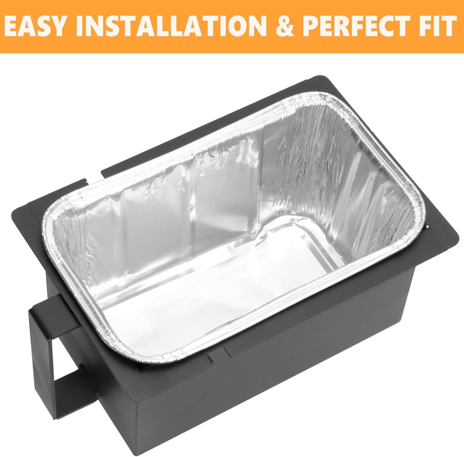 Bandeja de grasa para parrilla y paquete de 10 sartenes desechables de aluminio para parrilla Char Griller, accesorios de parrilla para parrilla