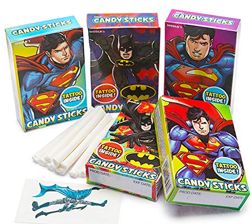Batman & Superman Candy Sticks 30 Count