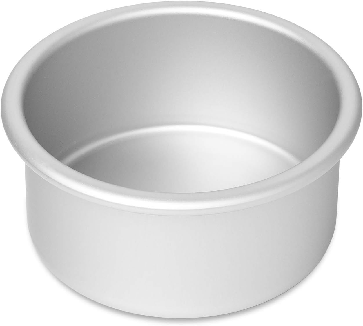 Last Confection Molde Redondo de Aluminio para Pastel Utensilios Profesionales para Hornear (varios tamaños), 4″ x 2″, Plateado