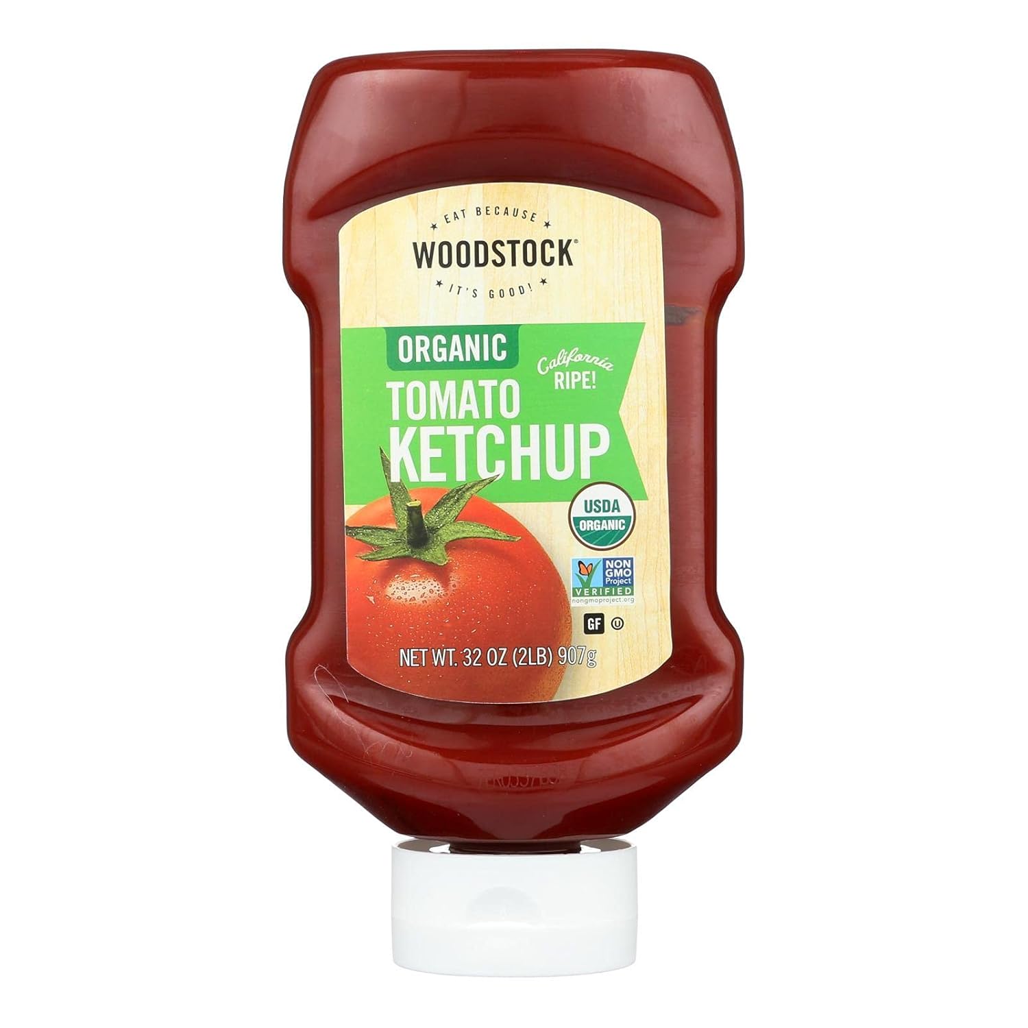 Woodstock Farms – Ketchup de tomate orgánico – 32 oz.
