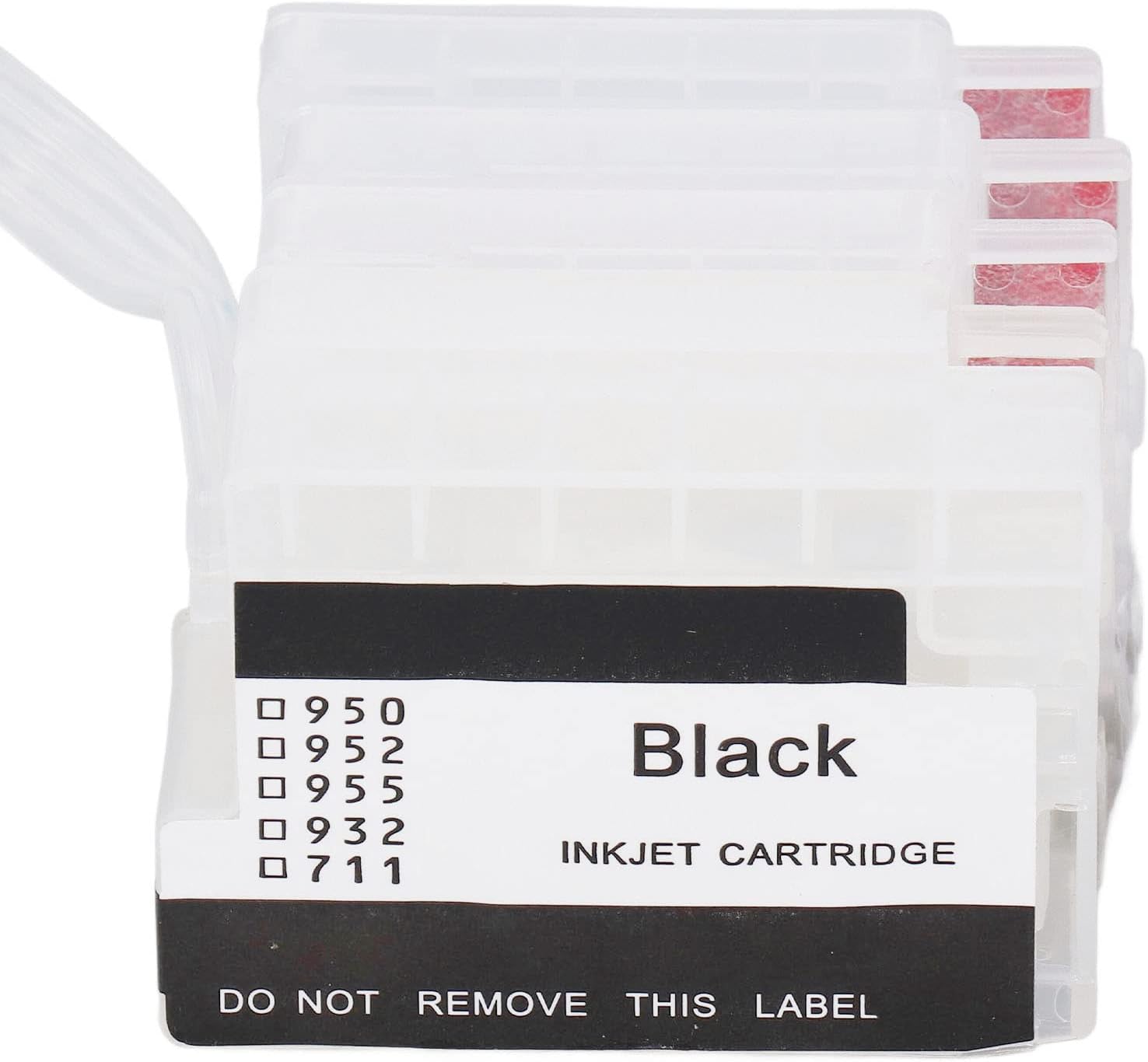 FTVOGUE Cartucho continuo de suministro de tinta, impresora de recarga de color con chip permanente para (HP 952)