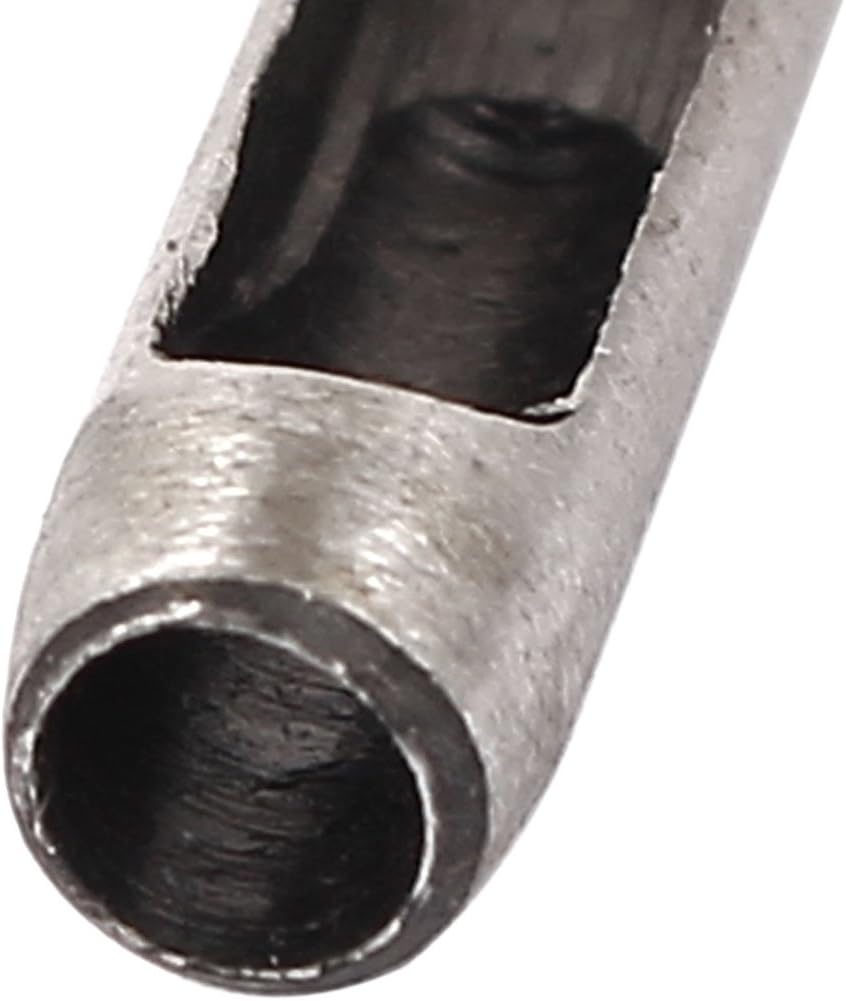 IIVVERR Junta de cuero Cinturón Agujero Punzonadora Perforadora Agujero Hueco Herramienta de Perforación 0.157 in Dia 2pcs (Junta de cuero Agujero