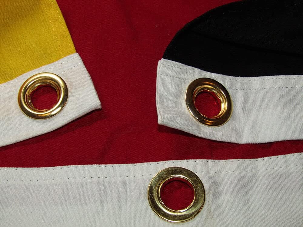 Bandera de ataúd bordada de 100% algodón de Alemania de alta calidad de 5 x 9.5 pies