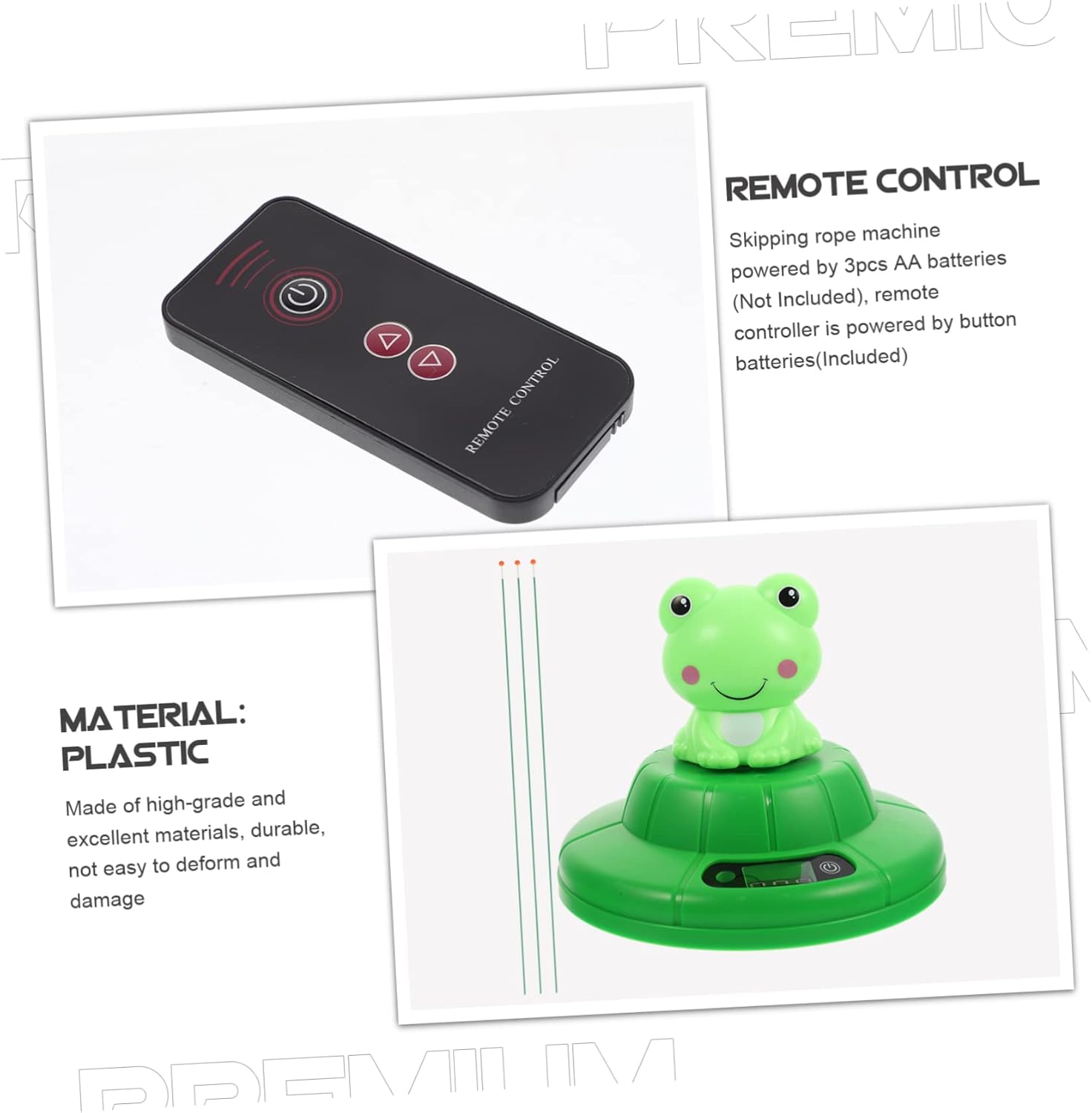 1 Unidades Máquina de saltar electrónica Equipo de fitness portátil Equipo de ejercicio portátil Cuerda de salto automático Juguete de cuerda de