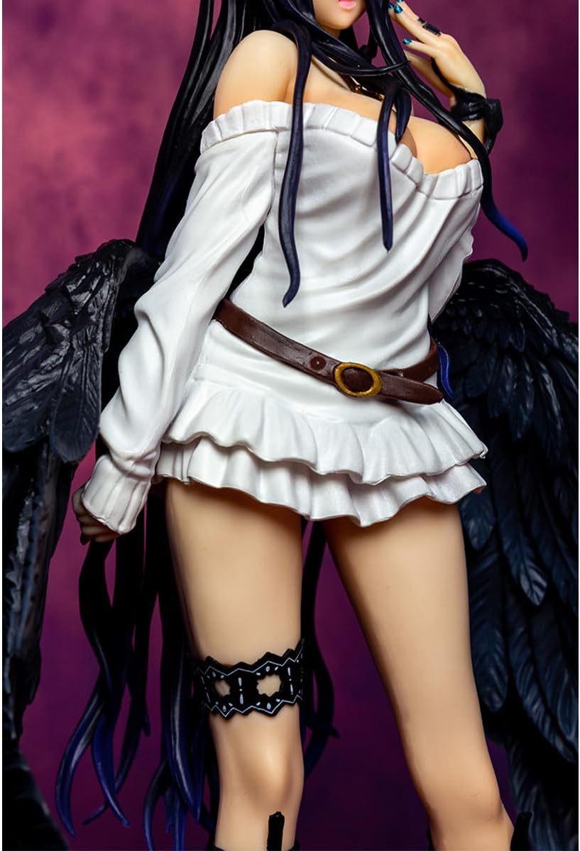 Albedo Figura 16 Overlord Anime Modelo de 11 pulgadas Niña Figuras de acción de PVC