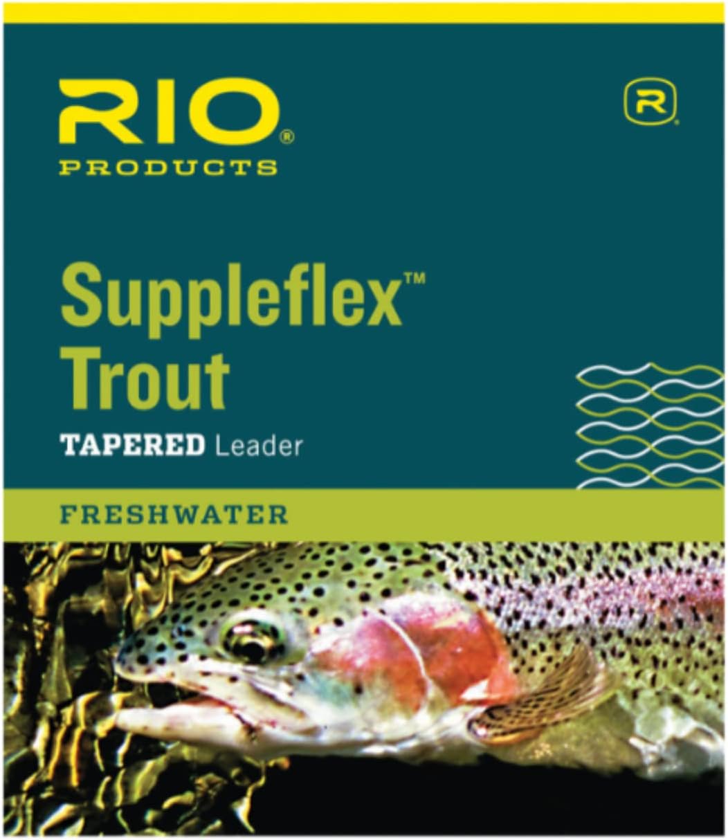 Rio Fishing Products Suppleflex Trout Leaders, paquete de 3
