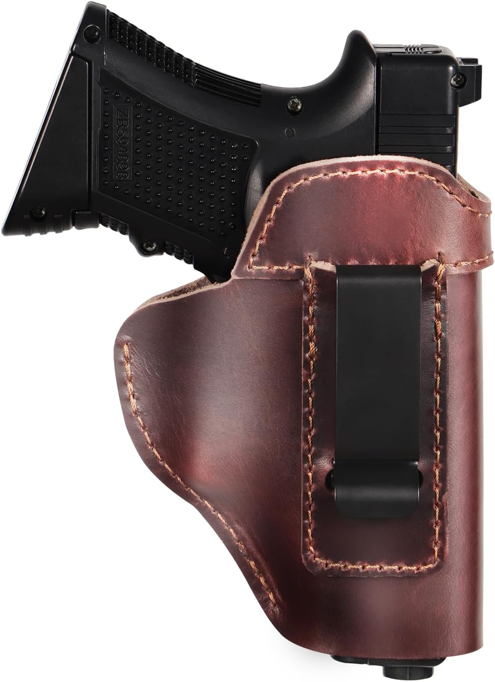 IWB – Funda de piel auténtica para Glock 194243X, Sig P365P320P220, Ruger LCPLC9SSecurity 9Max 9, Taurus G2G2CG3CGX4, Springfield HellcatXD y