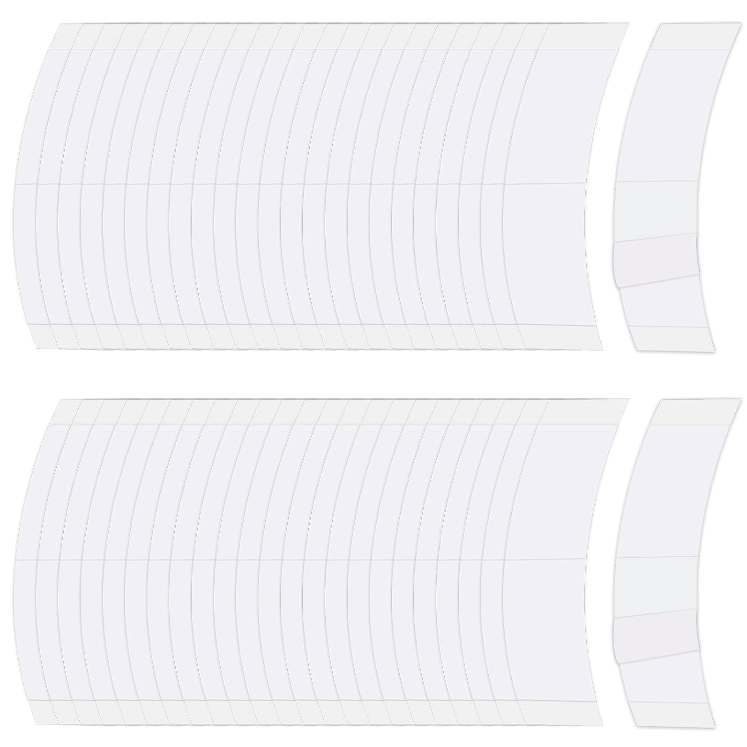 Cinta de peluca de 48 piezas para pelucas de encaje frontal, tiras de cinta en extensión de doble cara, impermeable, pelucas de encaje adhesivas,