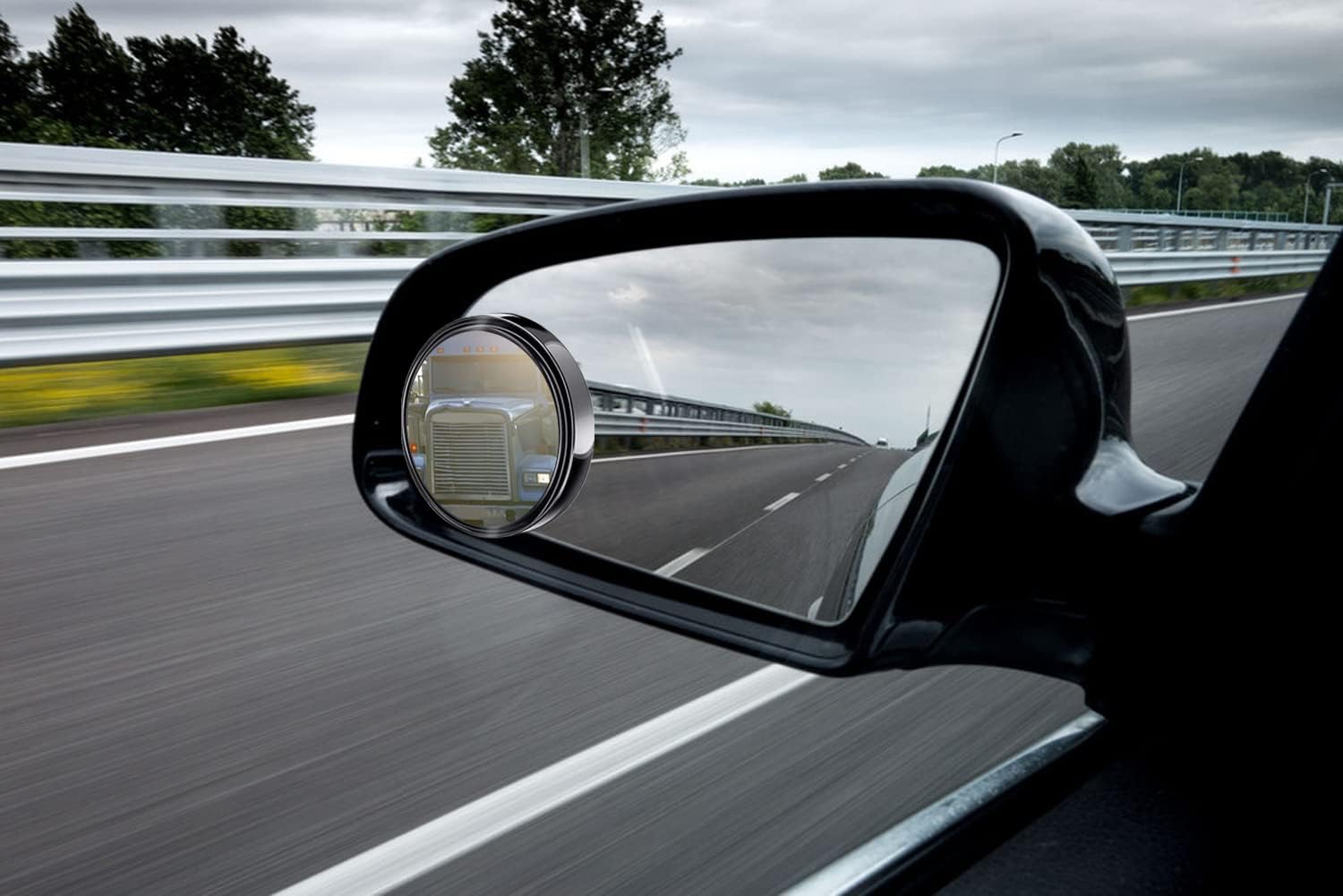 Paquete de 2 espejos de automóvil de punto ciego de 2 pulgadas, ángulo ajustable, vidrio HD, redondo, vista lateral, retrovisor, accesorios con