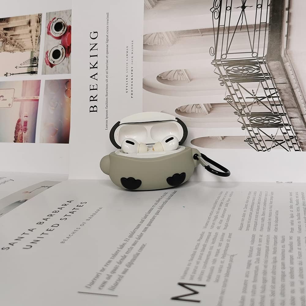 Funda compatible con Airpod Pro 2019 Gen Penguin, silicona Kawaii divertida linda caricatura 3D diseño animal elegante para hombres y mujeres, funda