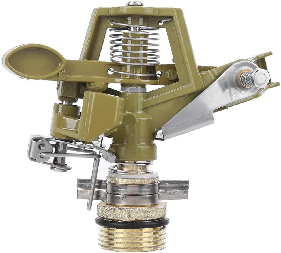 Fydun G34in M Thread 360 Degree Rotating Sprinkler Sprayer Nozzle for Garden Lawn Irrigation G34in M Thread 360 for Family
