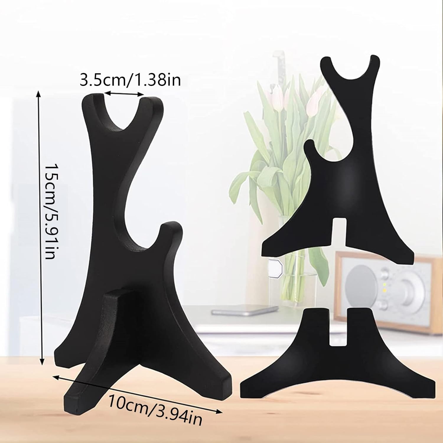 Sword Holder 2 Pcs Acrylic Swords Black Storage Rack Shelf Home Bedroom Living Room Decoration Display Stand Supplies Sword Holder