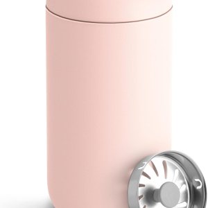 Fellow Taza de viaje Carter Move de 12 onzas, taza de café de viaje de acero inoxidable con aislamiento al vacío, vaso de café con interior de Fellow Taza de viaje Carter Move de 12 onzas, taza de café de viaje de acero inoxidable con aislamiento al vacío, vaso de café con interior de