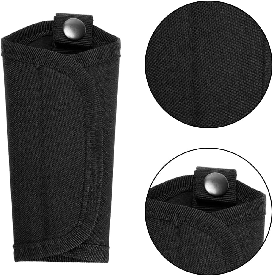 Soporte silencioso para llaves, bolsa de llaves silenciosa, bolsa portátil para llaves al aire libre con gancho y bucle para cinturón de trabajo
