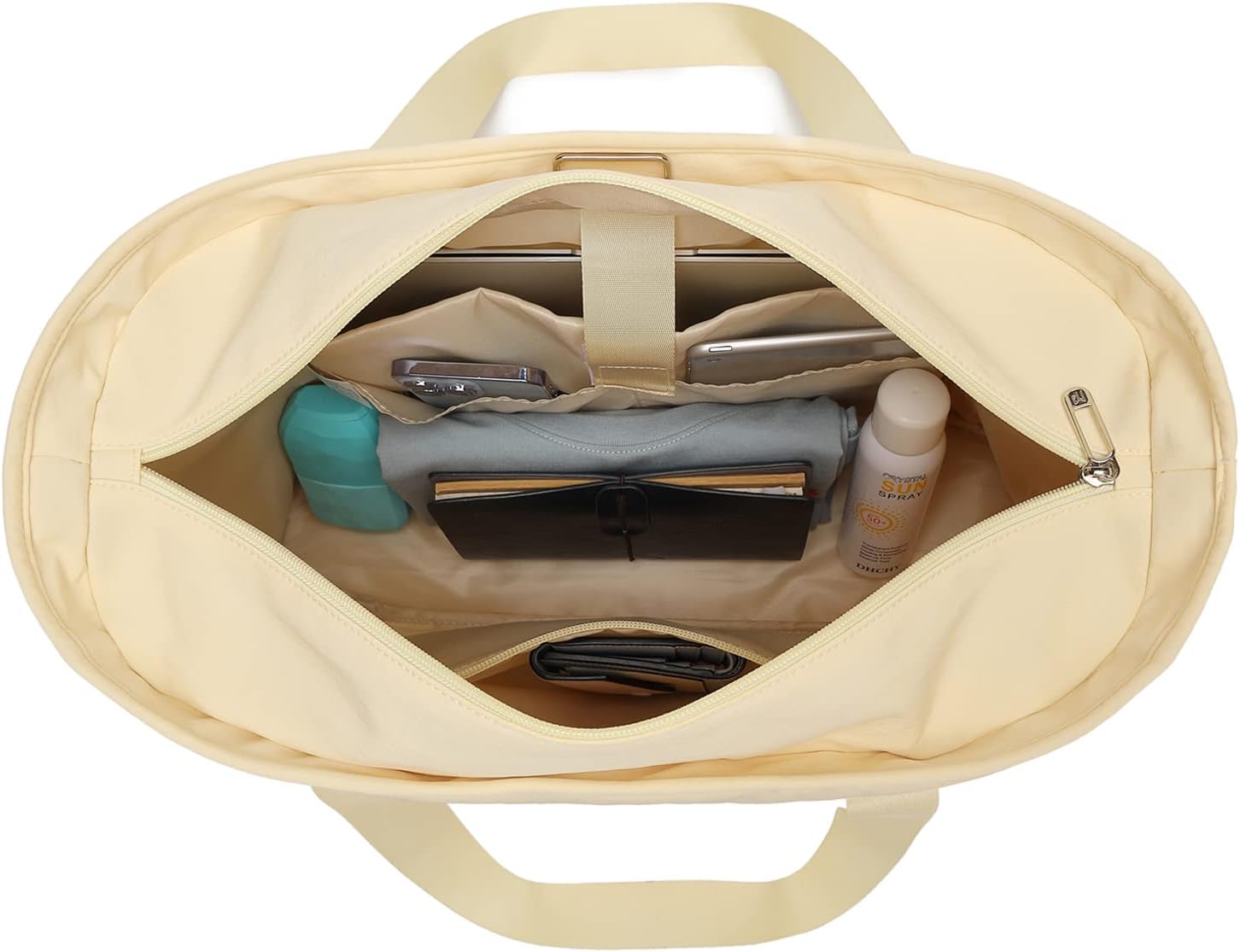 MOYAQI – Bolsa de yoga para mujer, bolsa de hombro grande con correa para esterilla de yoga para gimnasio, trabajo, viajes, escuela, playa, negocios