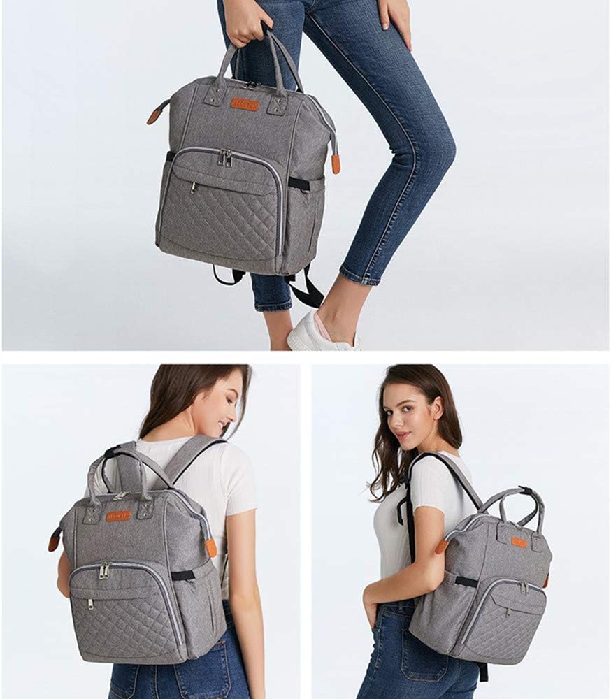 Armbq Mochila de pañales para bebé niño y niña, bolsa de pañales multifunción para el cuidado del bebé, artículos esenciales de viaje para bebé,