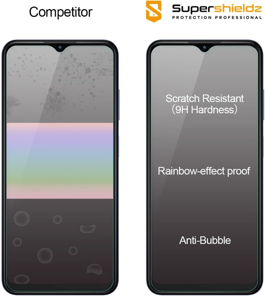 Supershieldz Protector de pantalla de vidrio templado diseñado para Nokia G310 5G, antiarañazos, sin burbujas