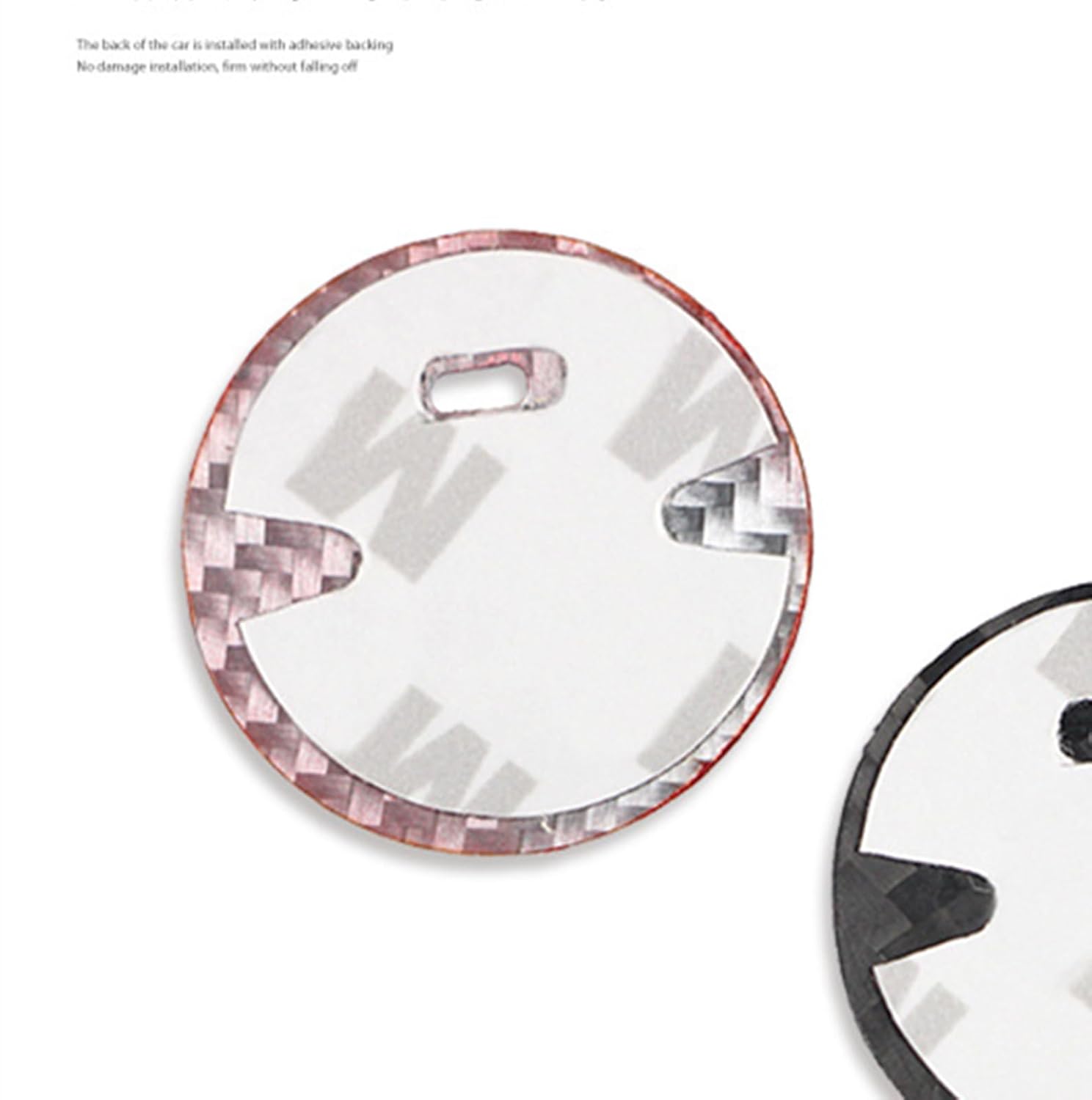 Cubierta del botón de arranque y parada del motor para Mazda CX-3458, Mazda MX-5, Axela 2014-2017, accesorios de automóvil para Mazda, fibra de
