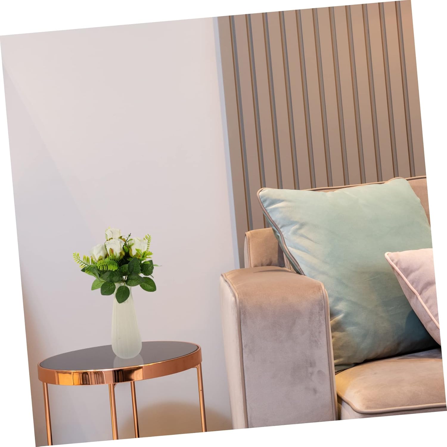 Garneck 6 pcs Rose Artificial Flower Fake Flowers Dandelion Artificial Silk Bouquet Fake Flower Arrangements False Flowers Table Decoration