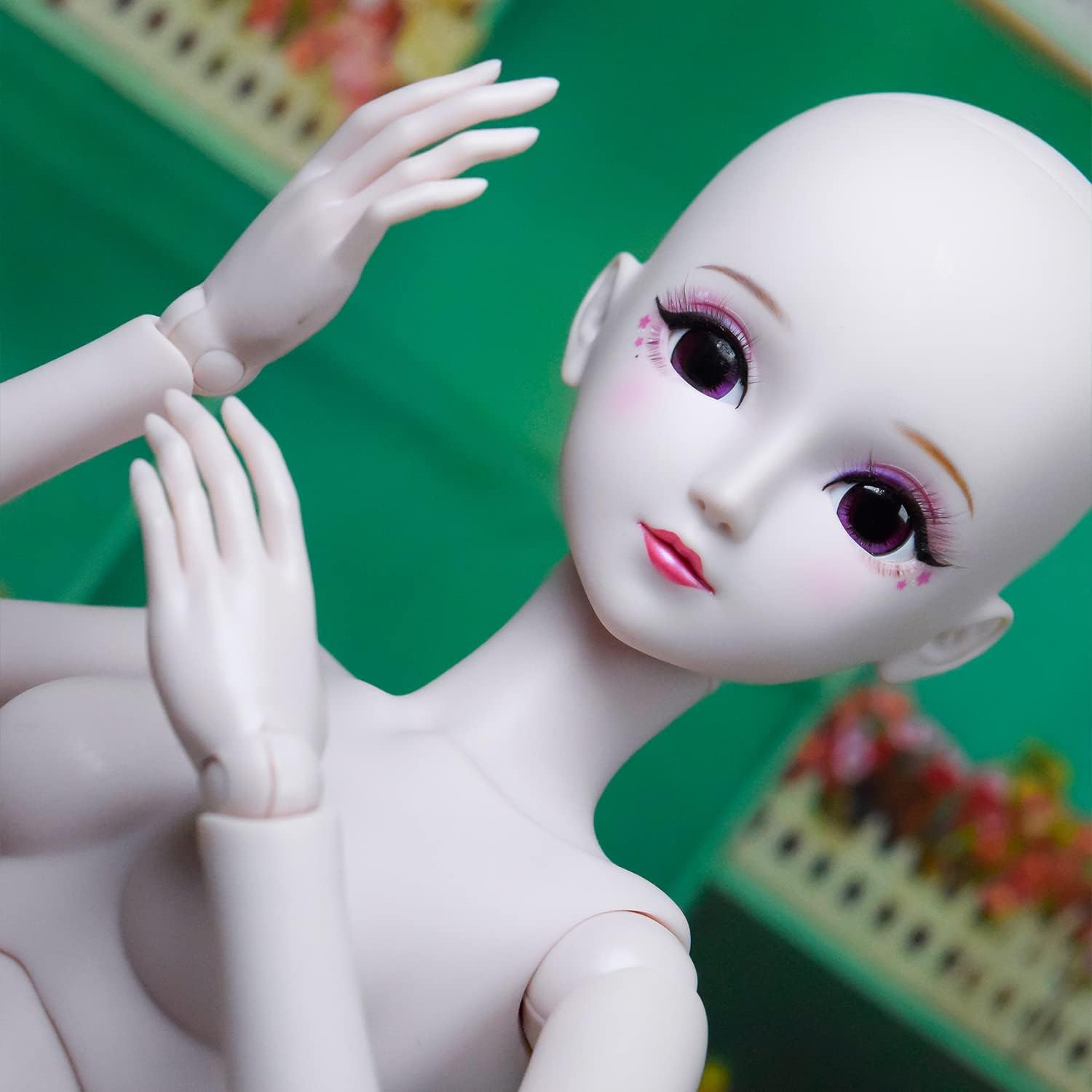 Proudoll 13 BJD Muñeca Cuerpo de Muñeca Personalizada 23.6 in 24 Pulgadas Bola articulada SD Muñecas Articuladas Articulaciones Mueve PVC DIY (Freya)