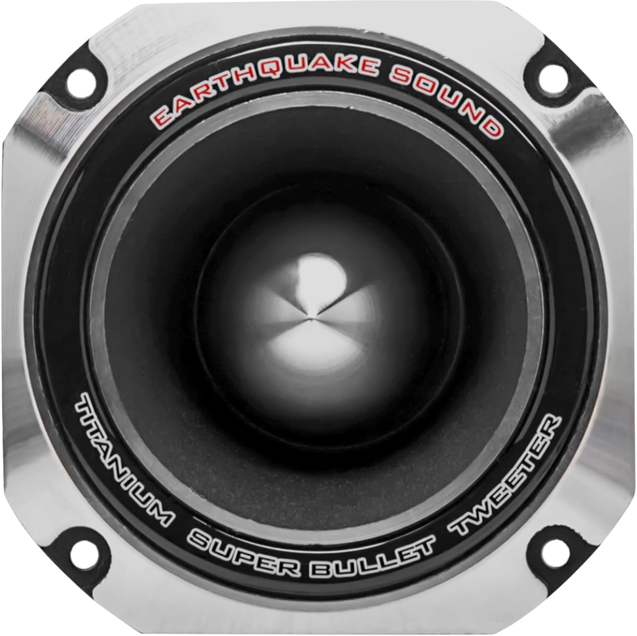 Earthquake Sound PR-BT90S – Tweeter Super Bullet de titanio de 4 pulgadas, bobina de voz de 1.75 pulgadas, 150 W MAX (par), plateado