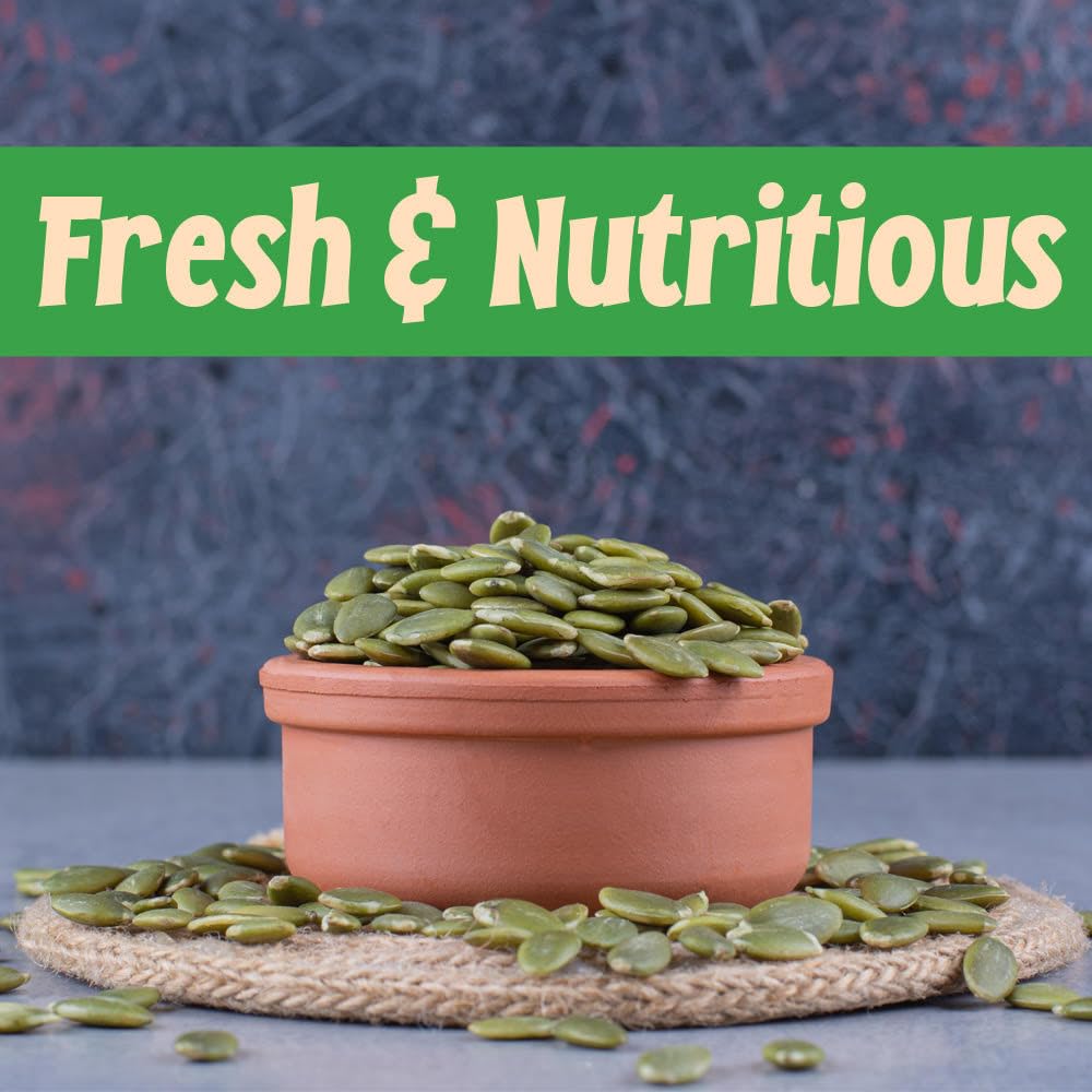 Sincerely Nuts, Semillas de Calabaza Sin Cáscara Saladas, Pepitas Ricas en Nutrientes, Inigualable Sabor y Frescura, Kósher 100% Certificado