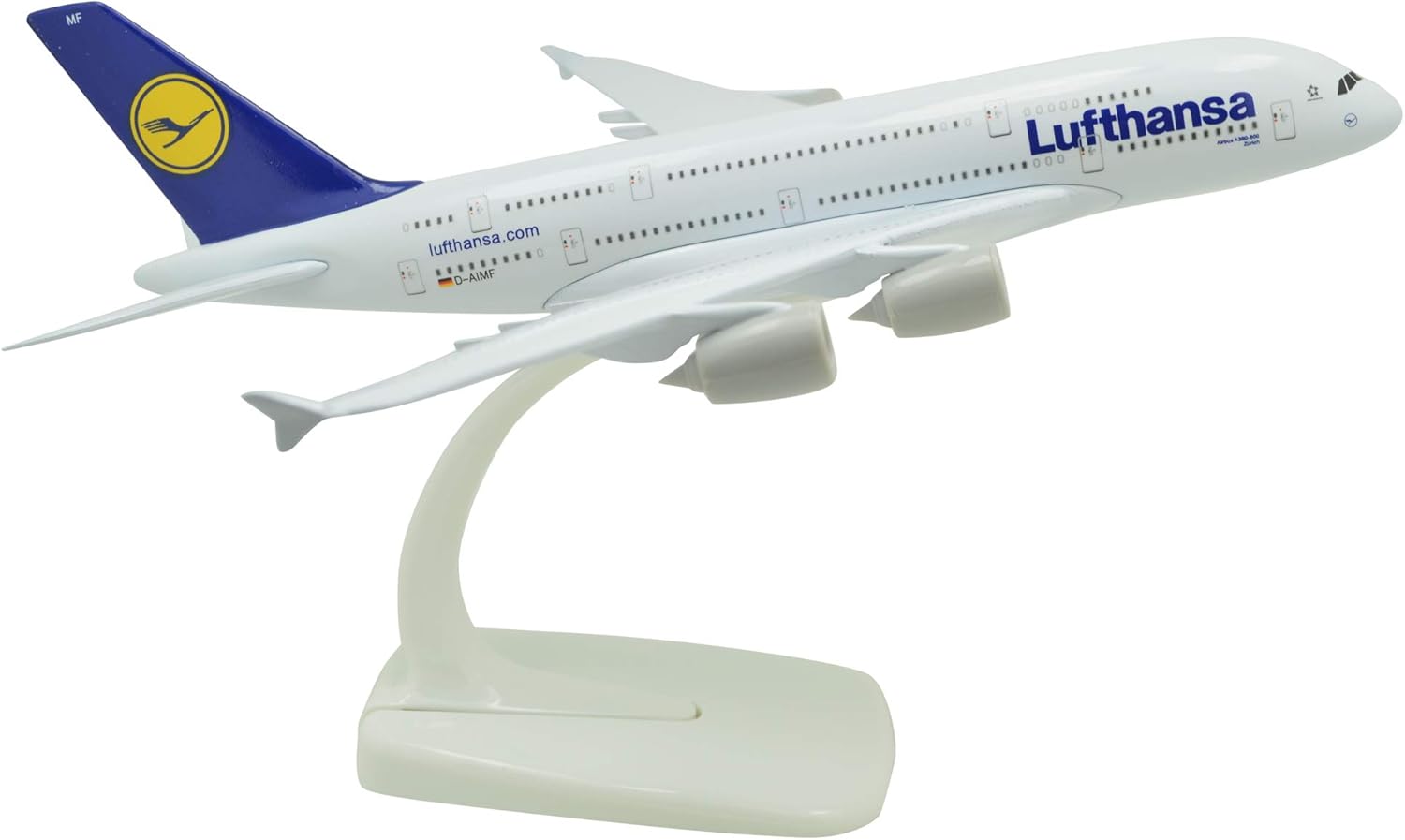 TANG DYNASTY (TM) 1400 Edición Estándar Airbus A380 Lufthansa Airlines Sin tren de aterrizaje Metal Avión Modelo Avión Modelo Avión de Juguete