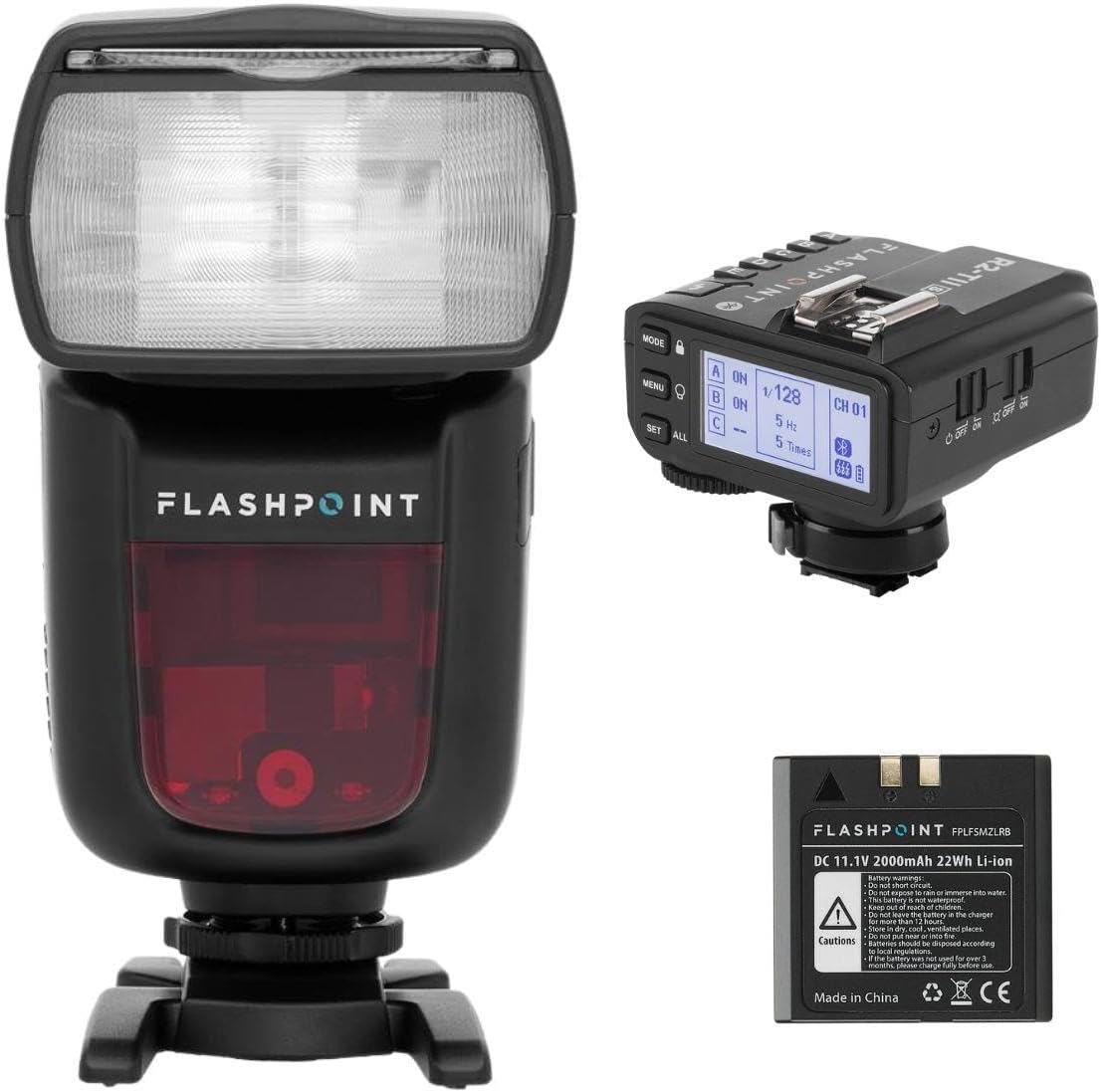Flashpoint Zoom Li-on R2 VING V860IIs TTL – Linterna de flash en cámara con kit de disparo X2 TTL para cámaras Sony