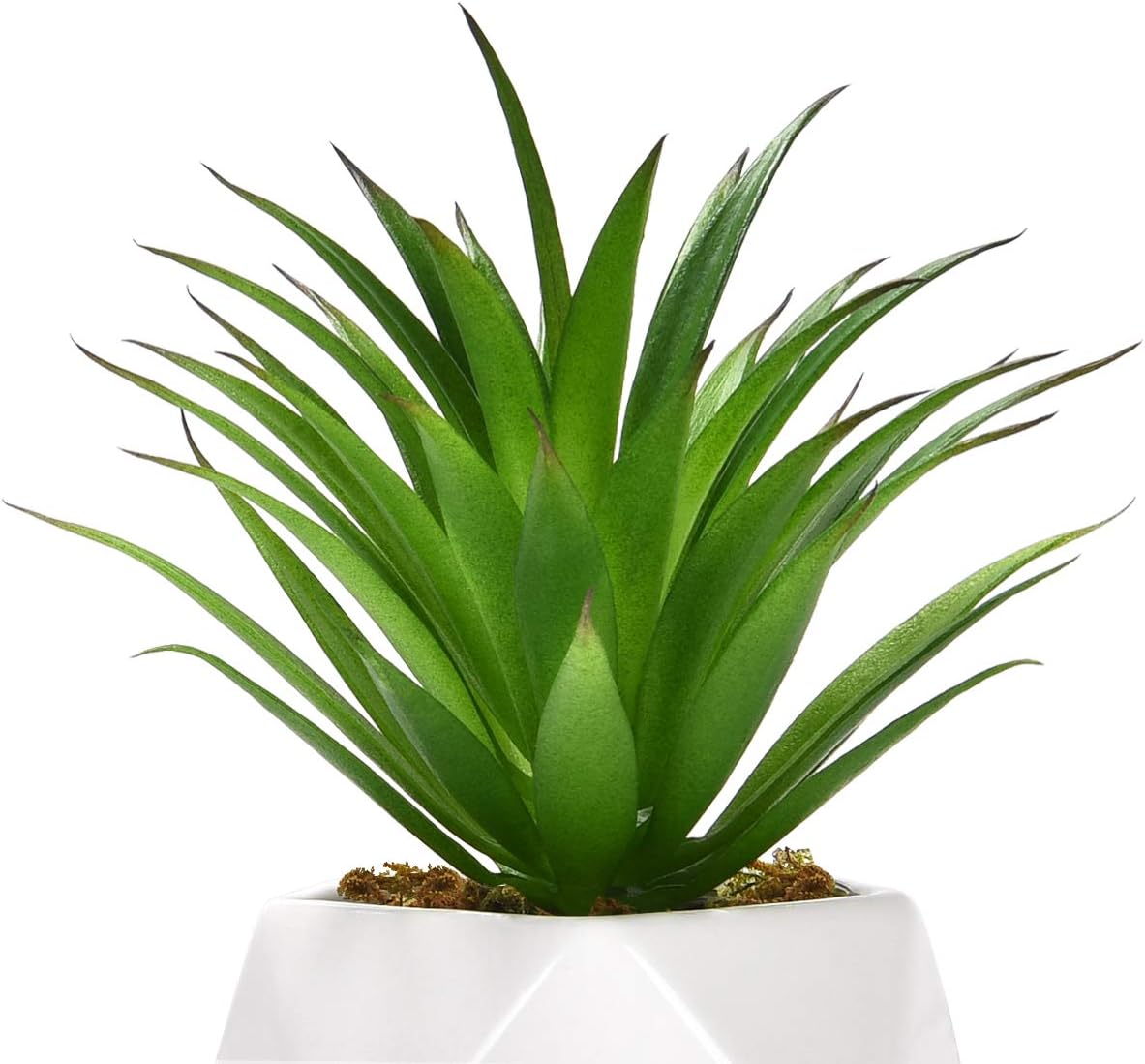 Plantas suculentas artificiales, arreglo floral de agave artificial surtido verde sin maceta, con textura para el hogar, interior, exterior, boda,