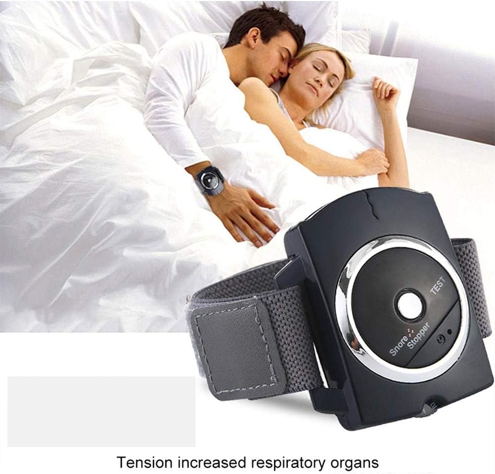 MQSS Solución de tapón para ronquidos, dispositivo antironquidos, muñequera lo natural para facilitar la respiración, masajeador de pulsera