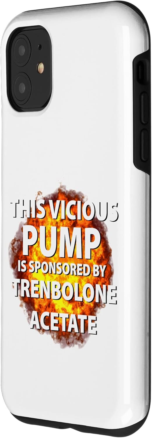 La bomba viciosa divertida del iPhone 11 está patrocinada por el caso del acetato de Tren trembolona