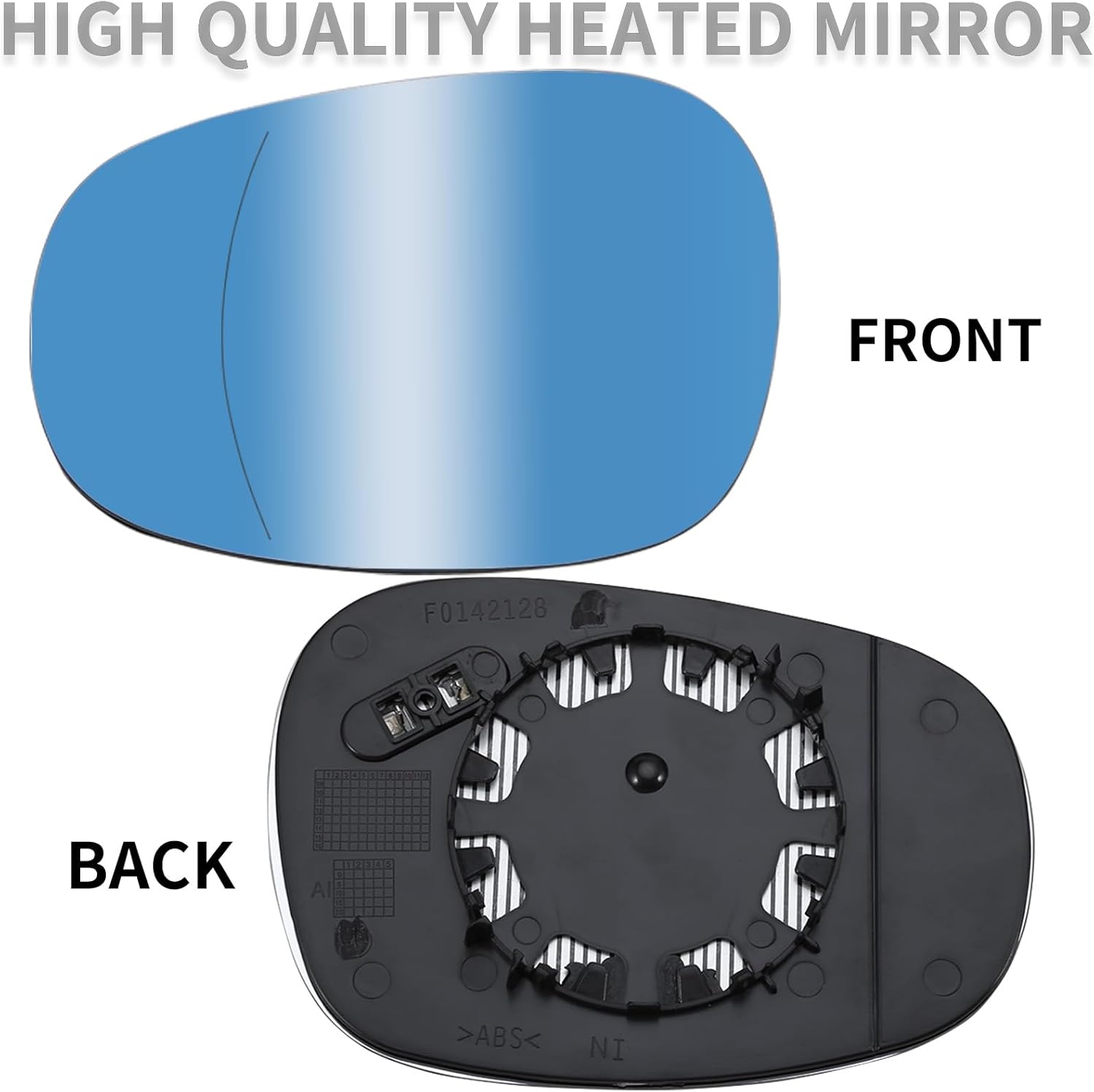 Espejo lateral del conductor de repuesto para BMW Serie 3 E90 E92 2008 2009 2010 2011 2012  Espejo lateral izquierdo, espejo retrovisor de vidrio