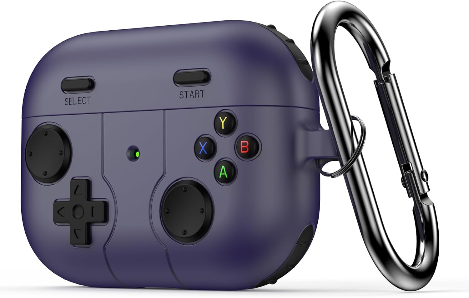 Lopnord Funda para Airpods 3, diseño de consola de videojuegos para Airpods de tercera generación con accesorios para llavero, funda de silicona