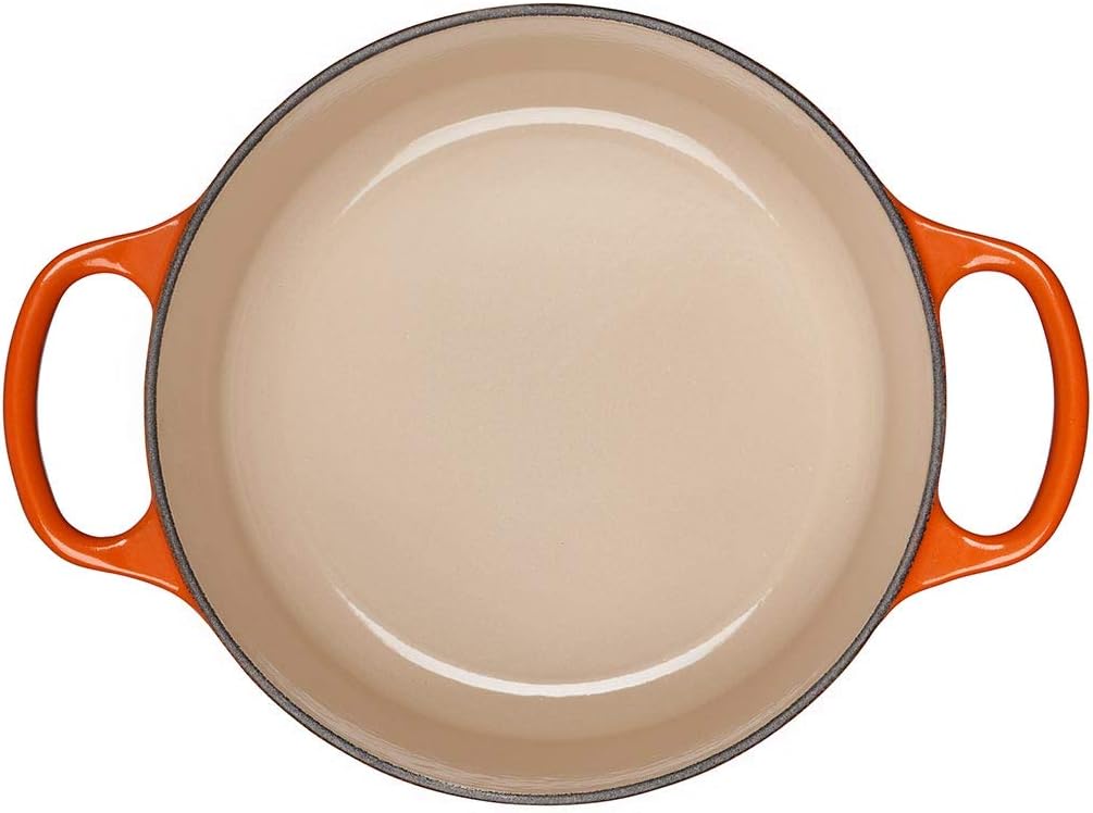 Le Creuset Juego de utensilios de cocina de hierro fundido esmaltado de 5 piezas SS Knob Condo – Llama