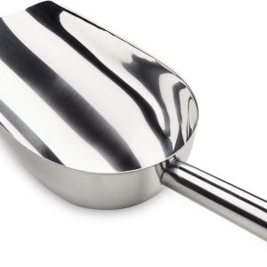 LEMONSODA Cuchara de hielo de metal  Cuchara de hielo de acero inoxidable  Cuchara de metal a prueba de óxido con lazo para colgar, cuchara pequeña LEMONSODA Cuchara de hielo de metal  Cuchara de hielo de acero inoxidable  Cuchara de metal a prueba de óxido con lazo para colgar, cuchara pequeña