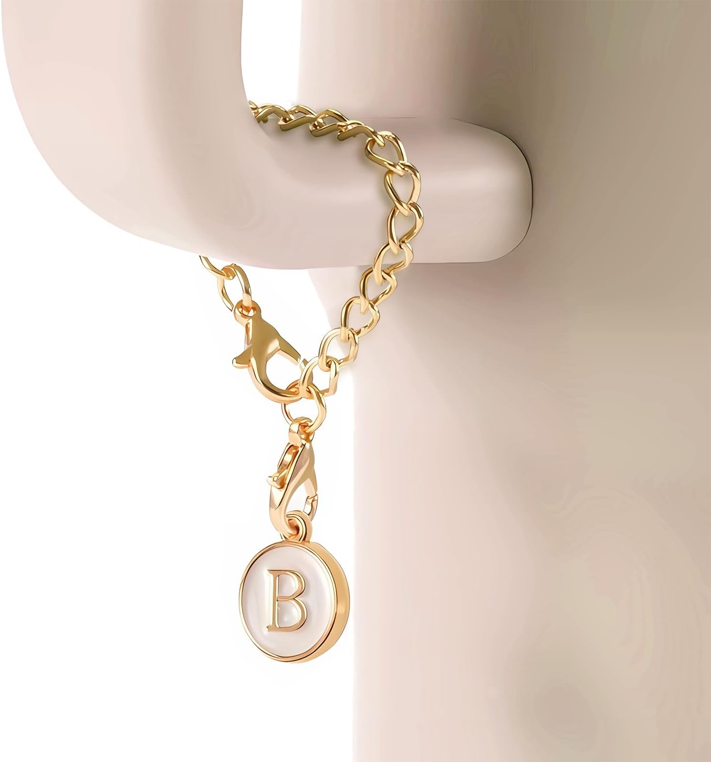 Letter Charm Accessories For Stanley Cup, 2PCS ID Initial Letter Charm Personalized, Water Cup Handle Identification Letter Charm