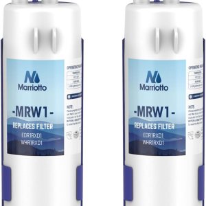 MARRIOTTO Filtro de agua para refrigerador MRW1 compatible con Whirlpool W10295370A, EDR1RXD1, filtro 1, W10295370, P4RFWB, P8RFWB2L, 46-9930, MARRIOTTO Filtro de agua para refrigerador MRW1 compatible con Whirlpool W10295370A, EDR1RXD1, filtro 1, W10295370, P4RFWB, P8RFWB2L, 46-9930,
